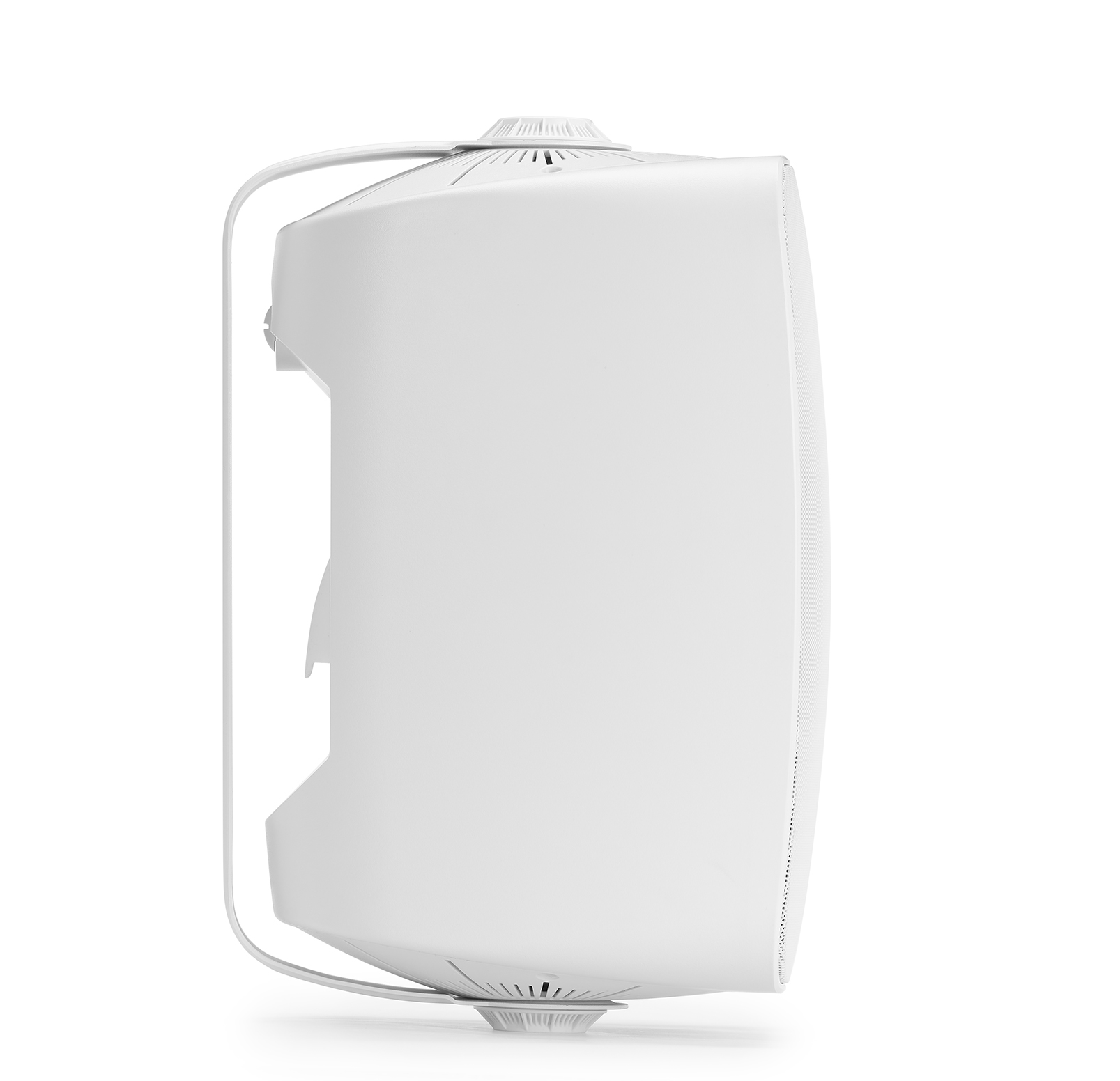 Enceinte A-SP6T PRO blanche – profil avec support mural